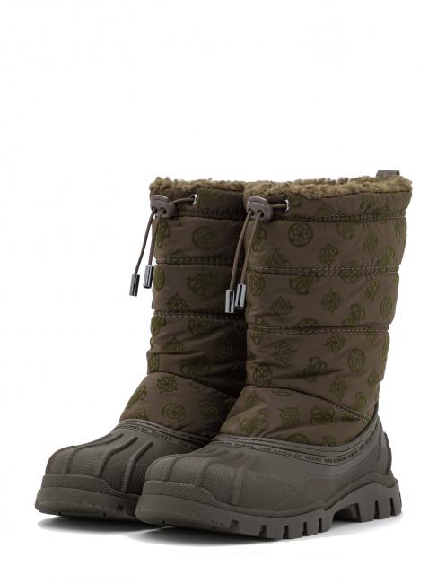 GUESS amoro stivaletto 3cm After-ski boots olive - Scarpe Donna