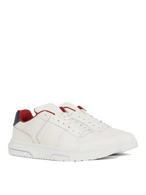 TOMMY HILFIGER TJ MIX MATERIAL CUPSOLE Sneakers avorio - Scarpe Uomo