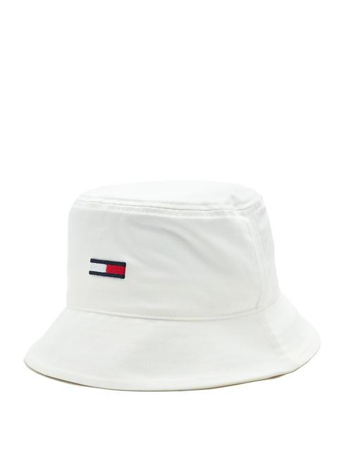 TOMMY HILFIGER TOMMY JEANS FLAG Cappello Bucket avorio - Cappelli