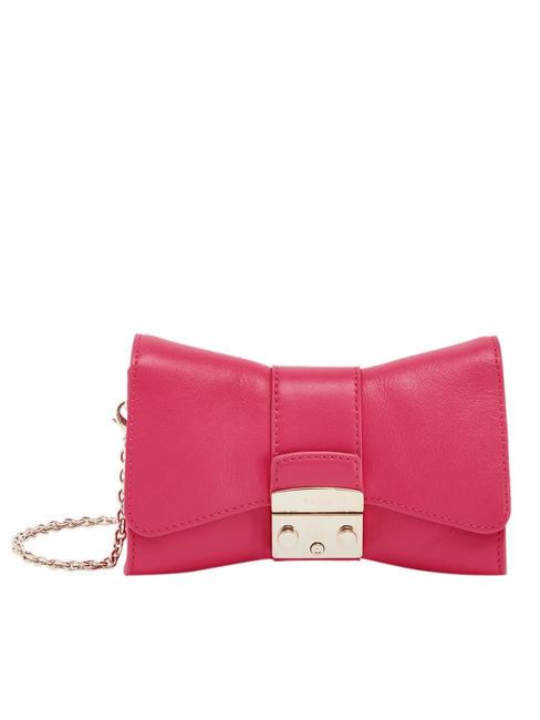 FURLA METROPOLIS Mini bag in pelle a tracolla pop pink - Borse Donna