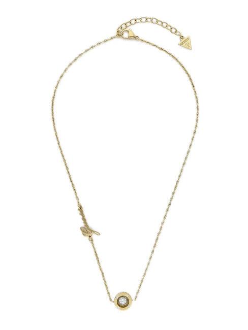 GUESS SOLITAIRE Collana con charm yellow gold - Collane
