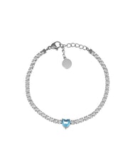 AMEN ACCIAIO Bracciale con zirconi e cuore - Bracciali Donna