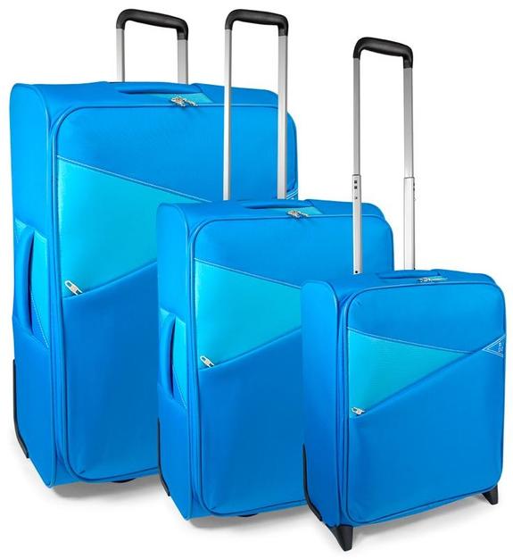 MODO BY RONCATO MODUL THUNDER Set Trolley: bagaglio a mano + medio + grande Azzurro chiaro - Set Trolley