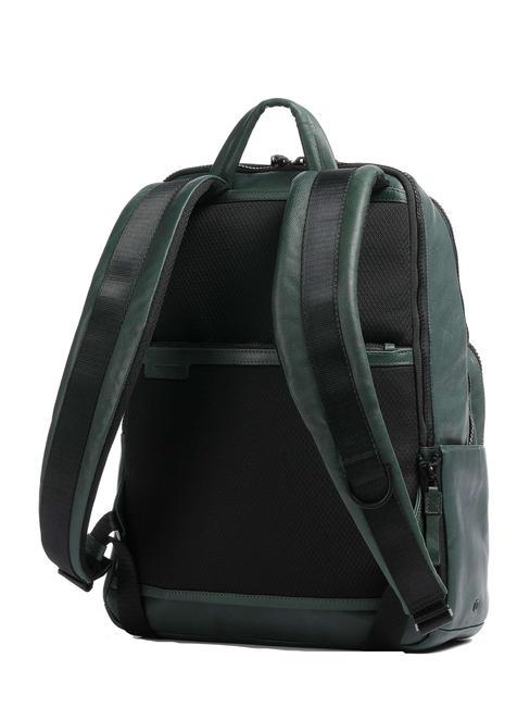 HARPER Zaino porta PC 14", in pelle VERDE - Zaini da lavoro porta PC