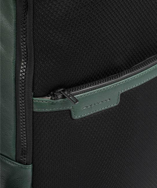 HARPER Zaino porta PC 14", in pelle VERDE - Zaini da lavoro porta PC