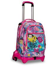 SJGANG CLACK IT GIRL JACK Zaino Trolley con carrello sganciabile, 3 ruote - Zaini con carrello
