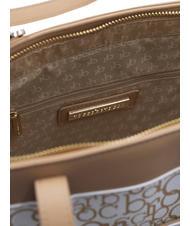 ROCCOBAROCCO GIADA Borsa shopping con tracolla bianco/vacchetta - Borse Donna - 4