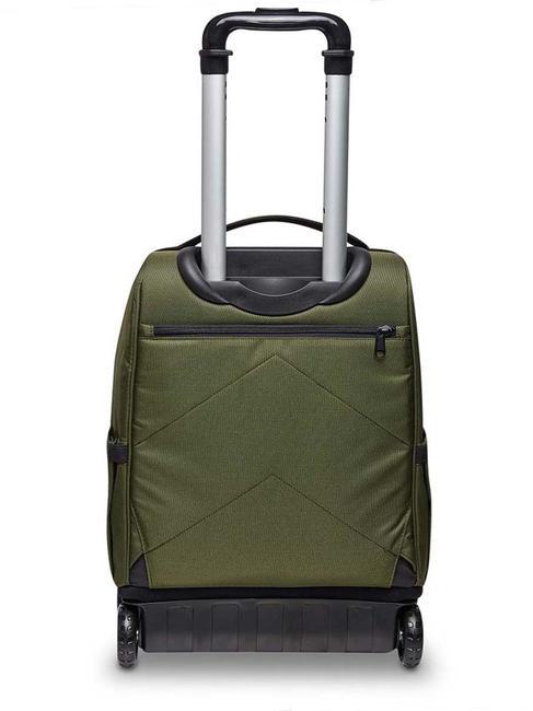 ACTIVE NEW BUMP Zaino trolley 2 ruote green military - Zaini con carrello