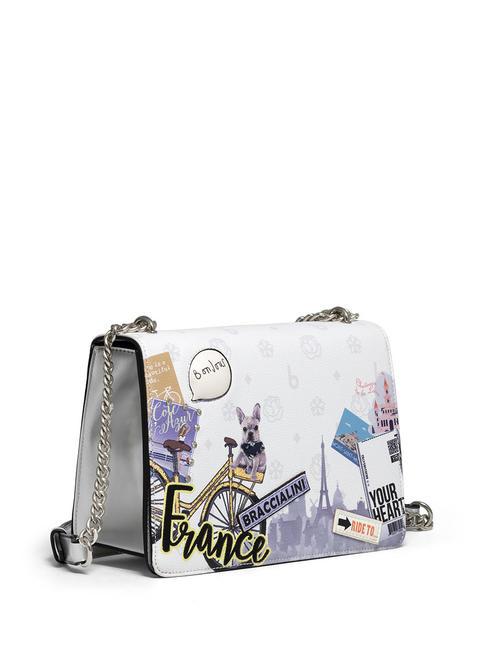 CARTOLINE Borsa con flap tracolla catena multi - Borse Donna