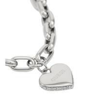 GUESS FALLING IN LOVE Bracciale con cuore e catena - Bracciali Donna