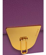 COCCINELLE NICO Borsa a tracolla piccola in pelle dahlia - Borse Donna - 5