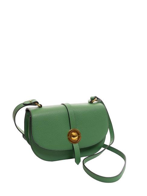 MARGHERITA Borsa saddle in pelle martellata peppermint - Borse Donna