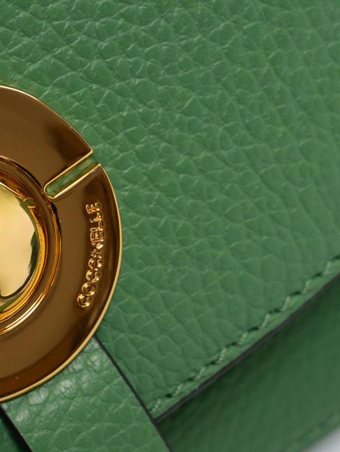 MARGHERITA Borsa saddle in pelle martellata peppermint - Borse Donna