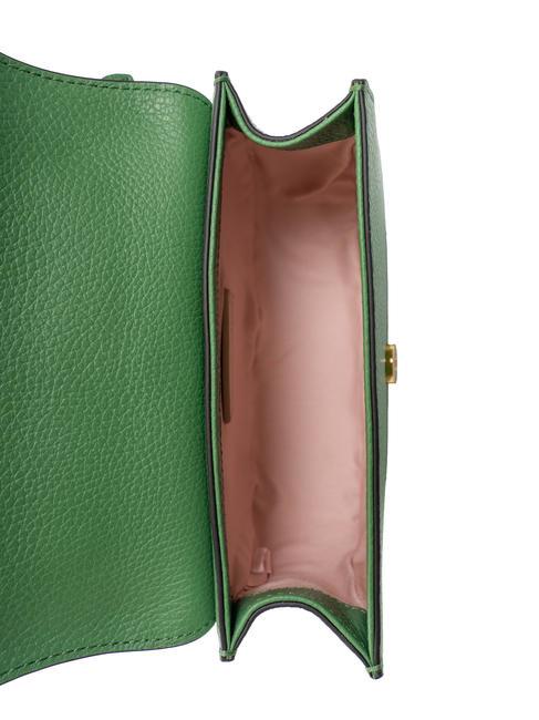 MARGHERITA Borsa saddle in pelle martellata peppermint - Borse Donna