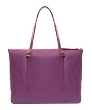 COCCINELLE CHERRY Borsa shopping in pelle martellata dahlia - Borse Donna - 4