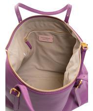 COCCINELLE CHERRY Borsa shopping in pelle martellata dahlia - Borse Donna - 5