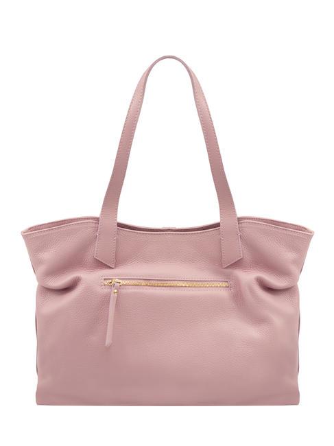MARTINA Borsa shopper morbida in pelle dollaro millenial pink - Borse Donna