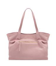 LESAC MARTINA Borsa shopper morbida in pelle dollaro millenial pink - Borse Donna - 3
