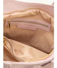 LESAC MARTINA Borsa shopper morbida in pelle dollaro millenial pink - Borse Donna - 7