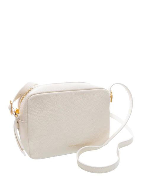 CHERRY Borsa camera case in pelle martellata coconut milk - Borse Donna