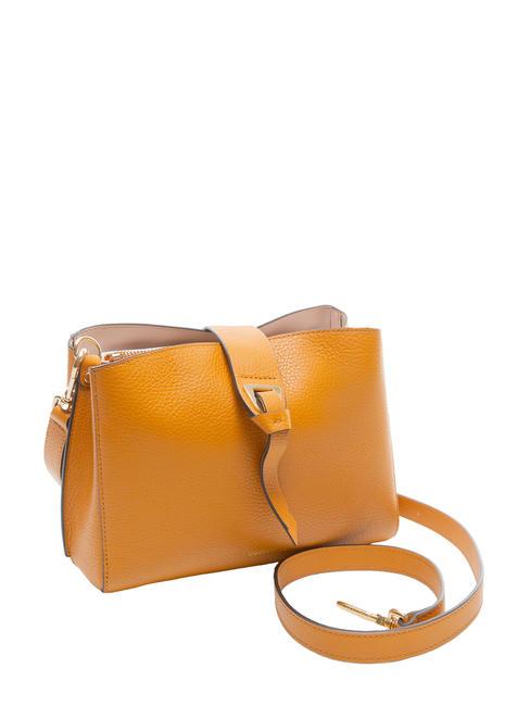 ALBA Borsa a tracolla in pelle martellata paprika - Borse Donna