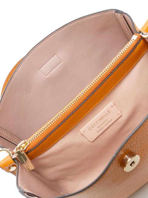 ALBA Borsa a tracolla in pelle martellata paprika - Borse Donna