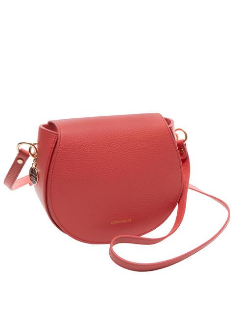 ALPHA  Mini Bag a tracolla, in pelle cranberry - Borse Donna