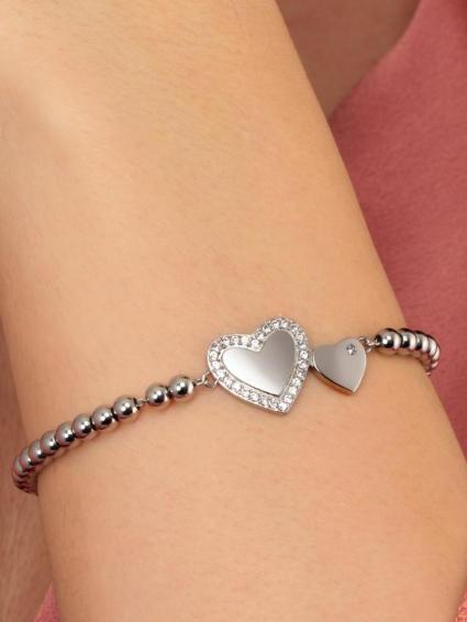 LOVE Bracciale con ciondolo ARGENTO - Bracciali Donna