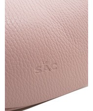 LESAC GIUDITTA Borsa hobo in pelle con manico catena millenial pink - Borse Donna - 7