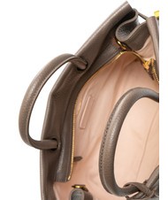 COCCINELLE BLUE SOFT Borsa a mano in pelle martellata ebano - Borse Donna - 5