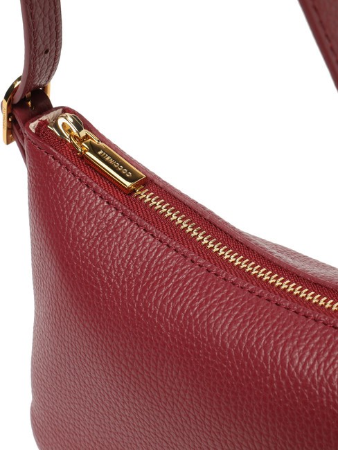 CHERRY Borsa piccola a spalla in pelle garnet red - Borse Donna