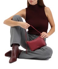 COCCINELLE CHERRY Borsa piccola a spalla in pelle garnet red - Borse Donna - 4