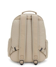 KIPLING SEOUL L Zaino porta pc 15" signature beige embossed - Zaini Scuola & Tempo Libero - 4