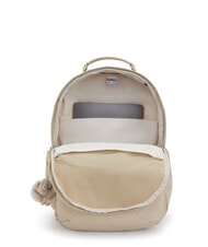 KIPLING SEOUL L Zaino porta pc 15" signature beige embossed - Zaini Scuola & Tempo Libero - 6