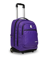 INVICTA BUMP PLAIN Zaino trolley 2 ruote purple - Zaini con carrello - 3