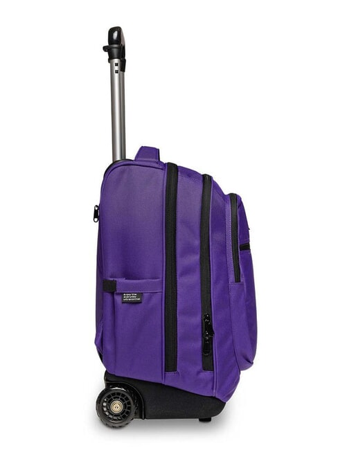 BUMP PLAIN Zaino trolley 2 ruote purple - Zaini con carrello