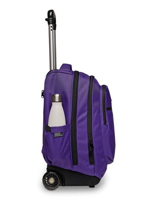BUMP PLAIN Zaino trolley 2 ruote purple - Zaini con carrello