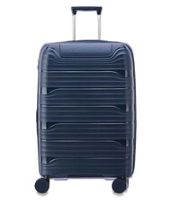 DELSEY SECURITECH DUNE Set 3 trolley: cabin, medio, grande espandibili blu - Set Trolley - 5