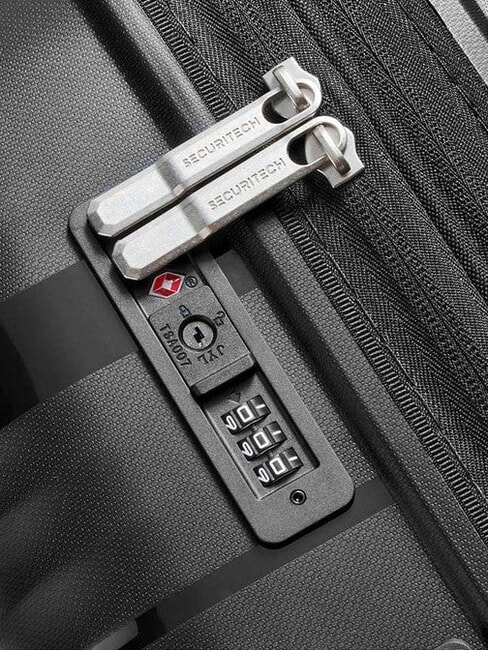 SECURITECH DUNE Trolley grande espandibile Nero - Trolley Rigidi