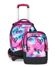 SEVEN PAINT GIRL JACK 3WD Trolley 2 Zaini sganciabili, 3 ruote - Zaini con carrello