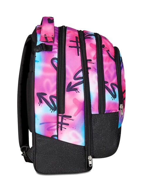 PAINT GIRL JACK 3WD Trolley 2 Zaini sganciabili, 3 ruote RHODAMINE RED - Zaini con carrello