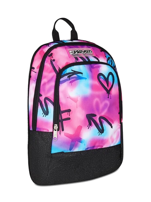 PAINT GIRL JACK 3WD Trolley 2 Zaini sganciabili, 3 ruote RHODAMINE RED - Zaini con carrello