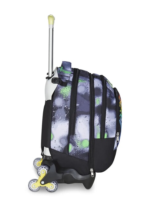 PAINT BOY JACK 3WD Trolley 2 Zaini sganciabili, 3 ruote Nero - Zaini con carrello