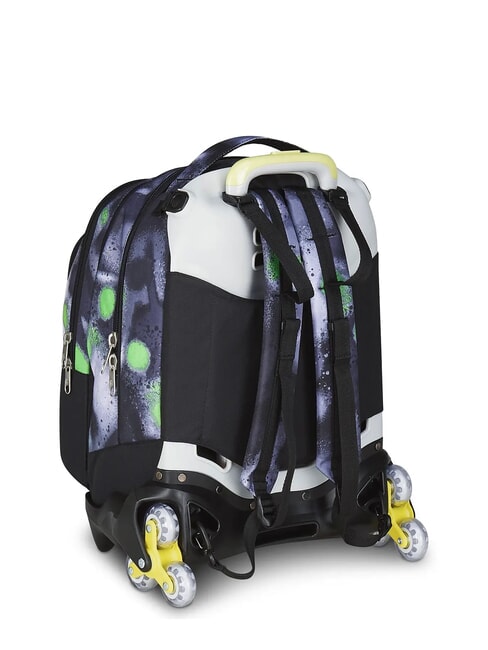 PAINT BOY JACK 3WD Trolley 2 Zaini sganciabili, 3 ruote Nero - Zaini con carrello