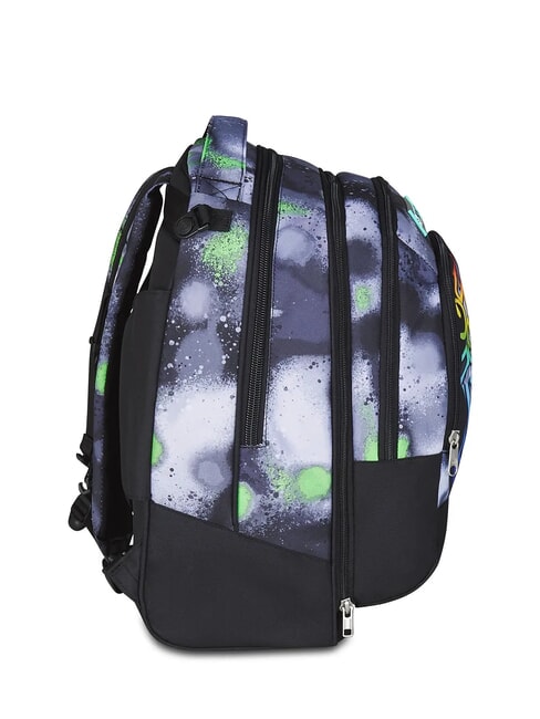 PAINT BOY JACK 3WD Trolley 2 Zaini sganciabili, 3 ruote Nero - Zaini con carrello