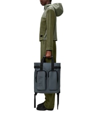 RAINS TEXEL TOTE Zaino Borsa impermeabile lagoon - Zaini da lavoro porta PC - 4