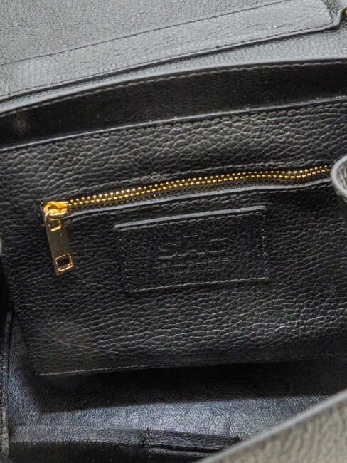 SABRINA Borsa a cartelletta pelle dollaro nero - Borse Donna