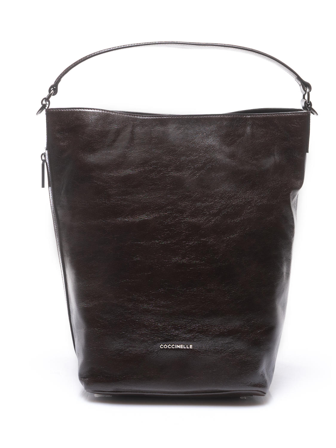 Coccinelle Atsuko Azalea Borsa In Pelle Di Vitello Lucido Moro - Acquista A  Prezzi Outlet!