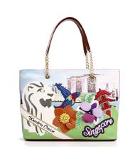 BRACCIALINI TUA Cartoline SINGAPORE Borsa a spalla Fantasia - Borse Donna - 1