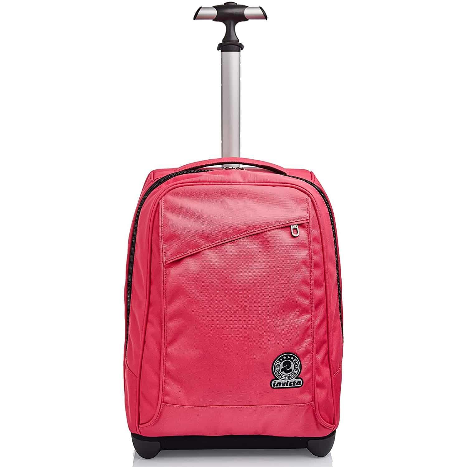 Invicta Solid Recycled Benin Zaino Trolley Rosa - Acquista A Prezzi Outlet!